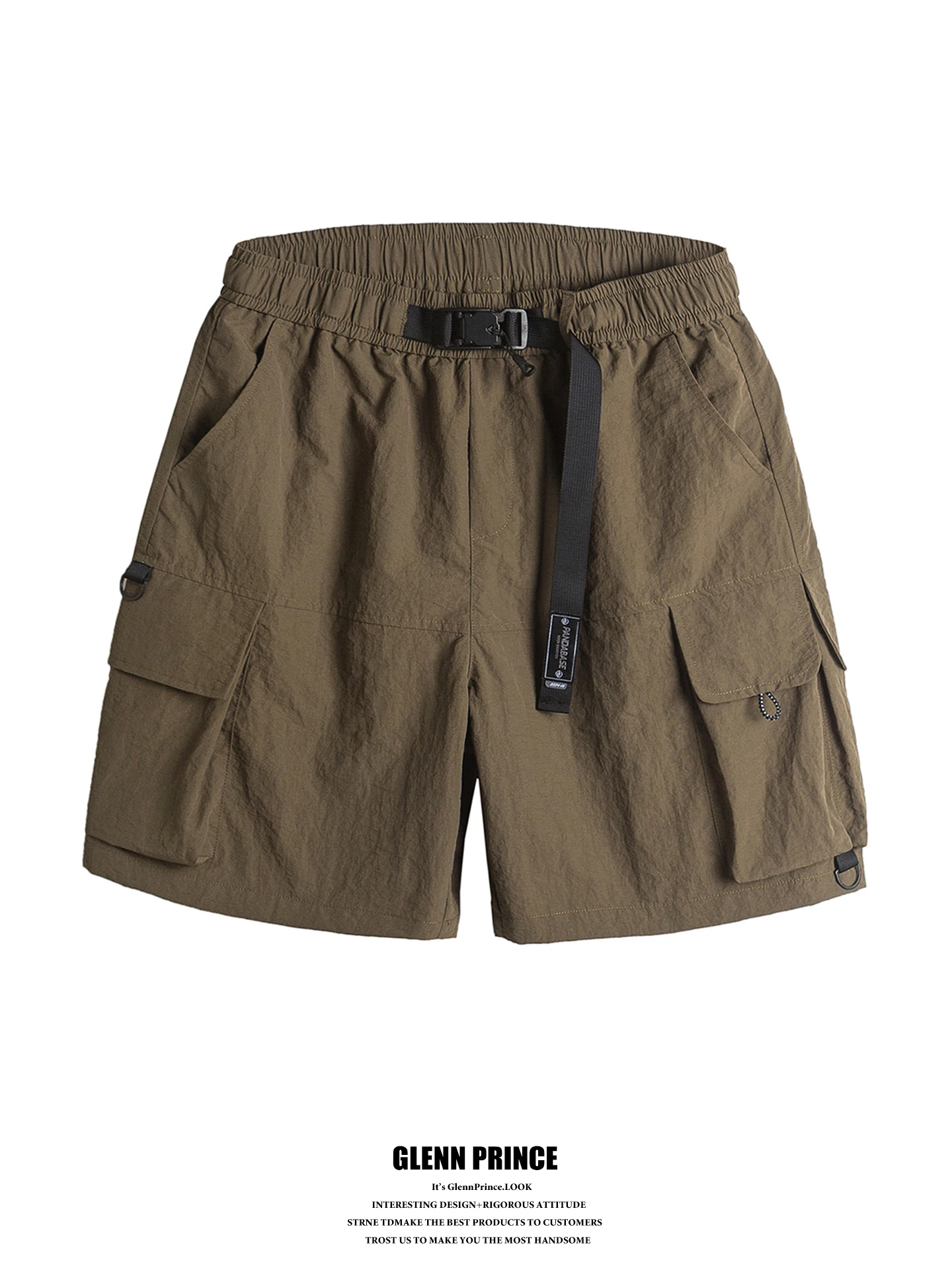 

Quick Dry Workwear Shorts Men's Trendy Brand Functional Sports Style Outdoor Five Pocket Shorts Loose Fit Nylon Summer Shorts