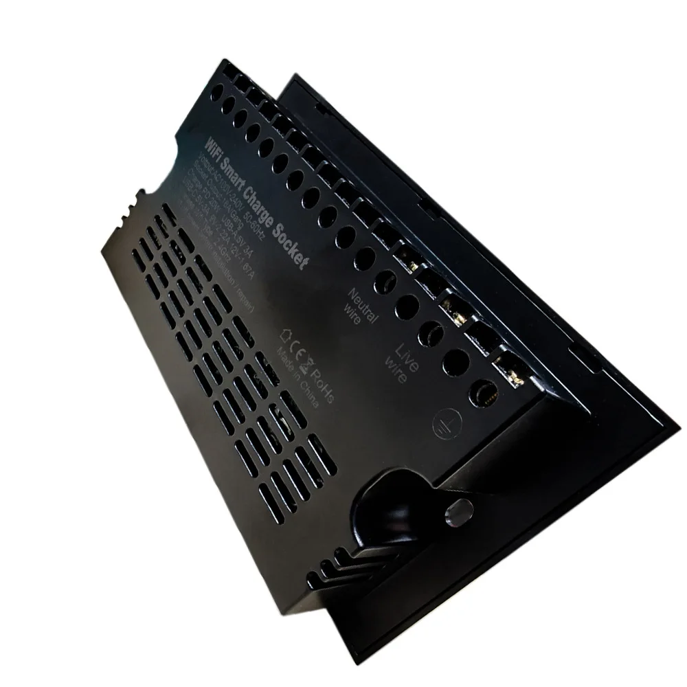 

WiFi 147 Type Wall Socket USB Type-C Universal Electrical Power Plug Outlet 16A Touch Switch Remote by Alexa Google Home