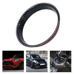 Abs Versnellingspook Paneel Ring Cover Trims Frame Voor Mini Cooper Hatchback F54 F55 F56 F57 F60 2014-2020 2021 Koolstofvezel Stijl