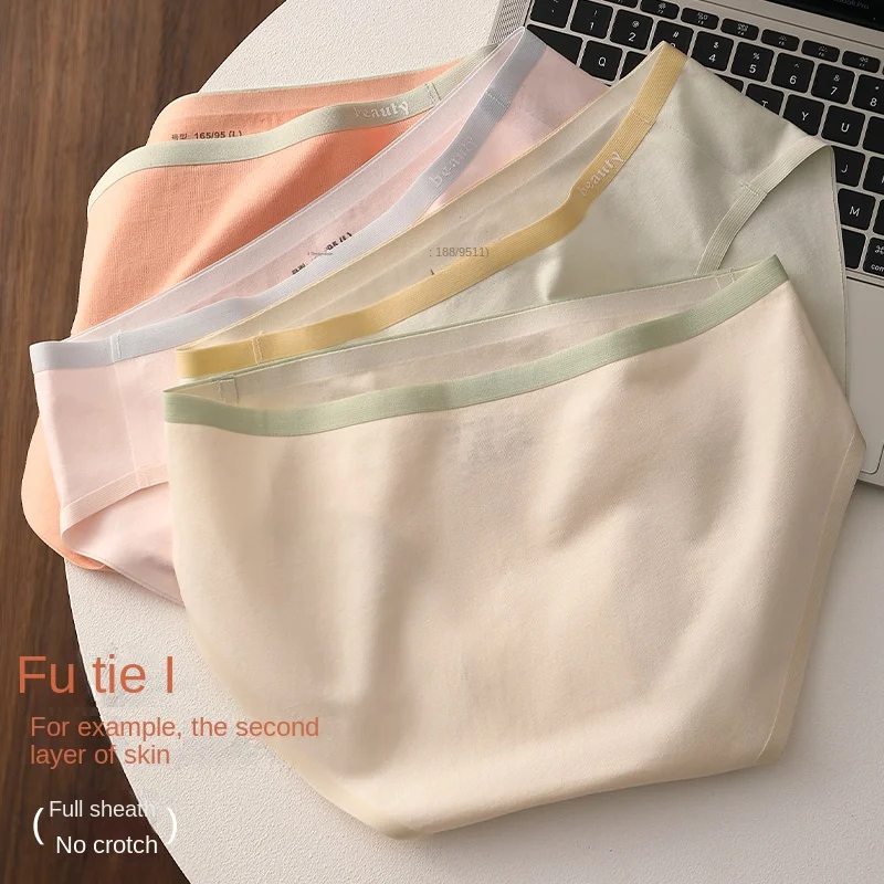 Ropa interior de algodón para mujer, bragas de cintura media, calzoncillos transpirables de Color sólido, lencería sin costuras, calzoncillos de moda para niña joven