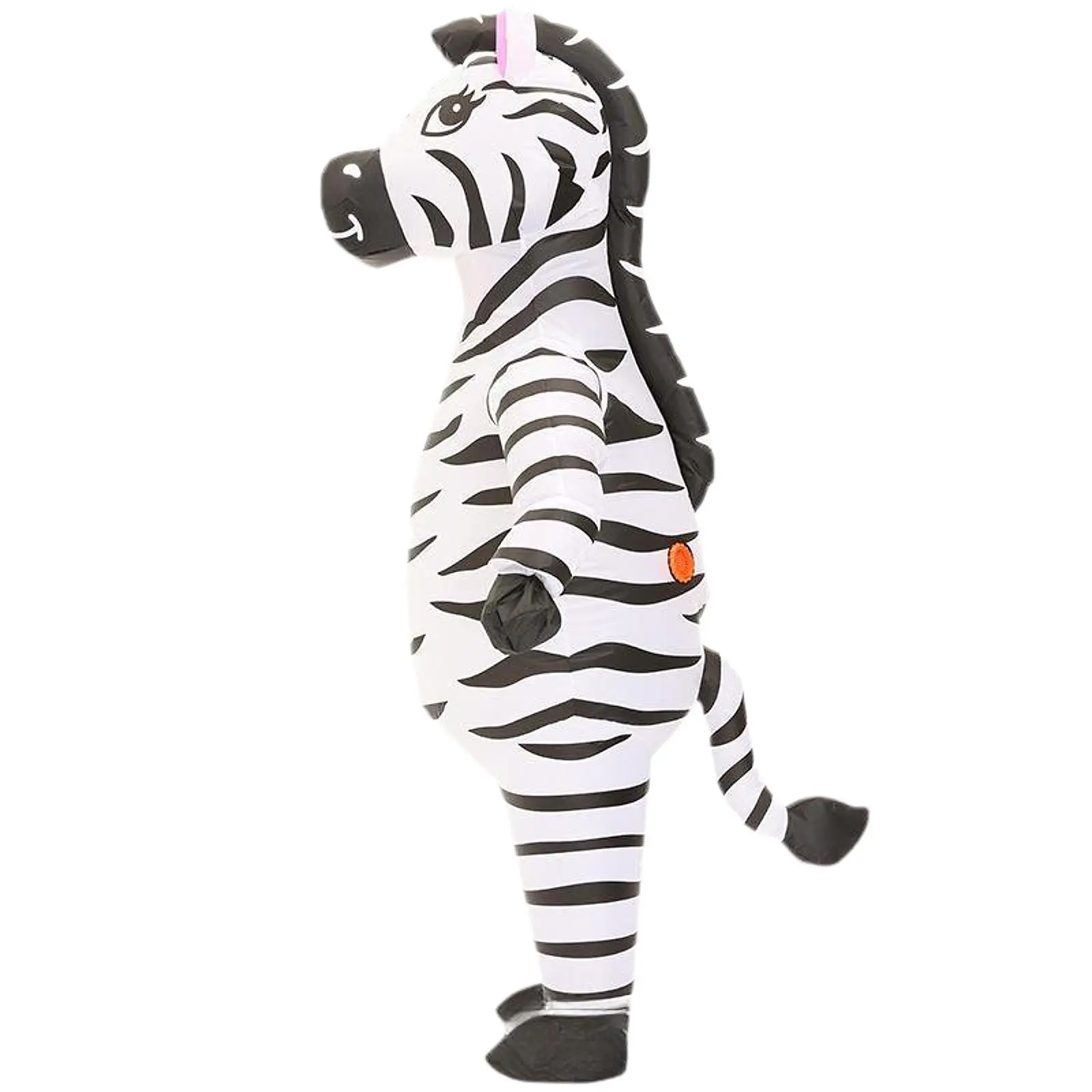 Nadmuchiwany kostium zebry, przebranie, kostium na całe ciało, do odgrywania ról, nadmuchiwany