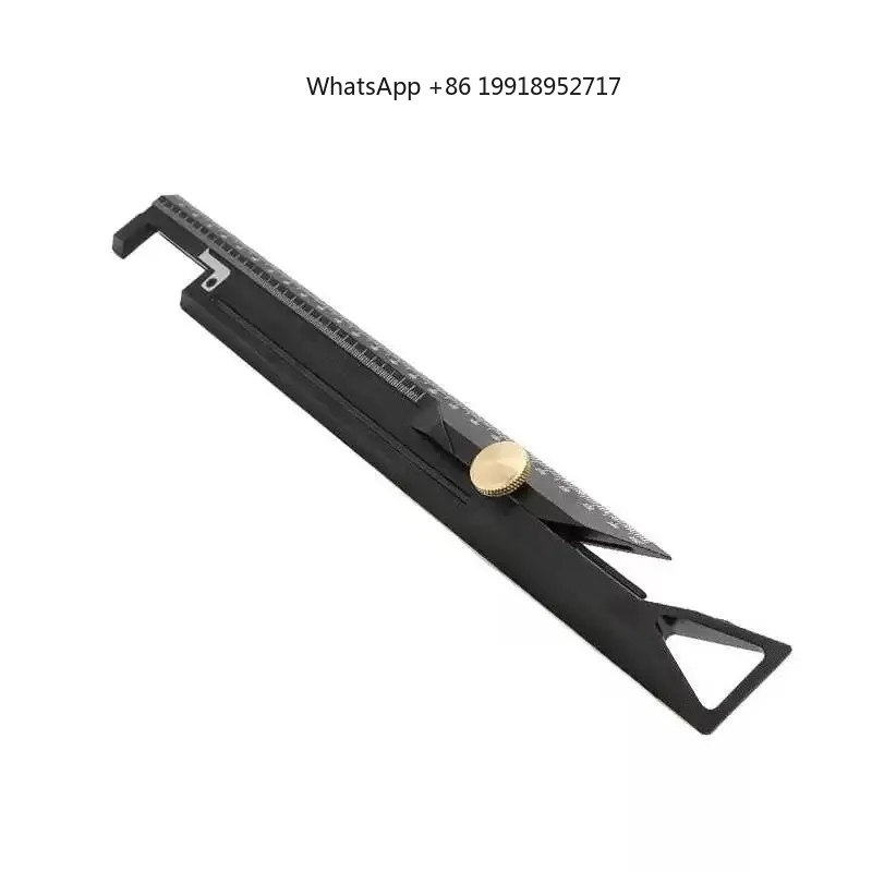 For Aluminum Alloy Scribing Right Angle Ruler Woodworking Measuring Ruler Multi-function Limit