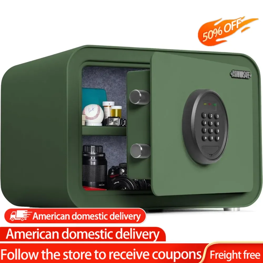 Home Safe Box, Digital Small Personal Safes, caja fuerte, Security Money Closet Electronic Lock Box with Keypad