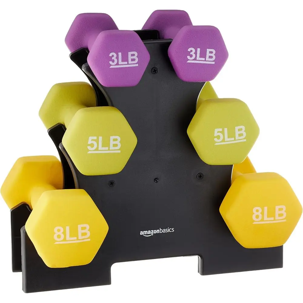 

Durable Neoprene Dumbbell Weights for Exercise and Muscle Toning