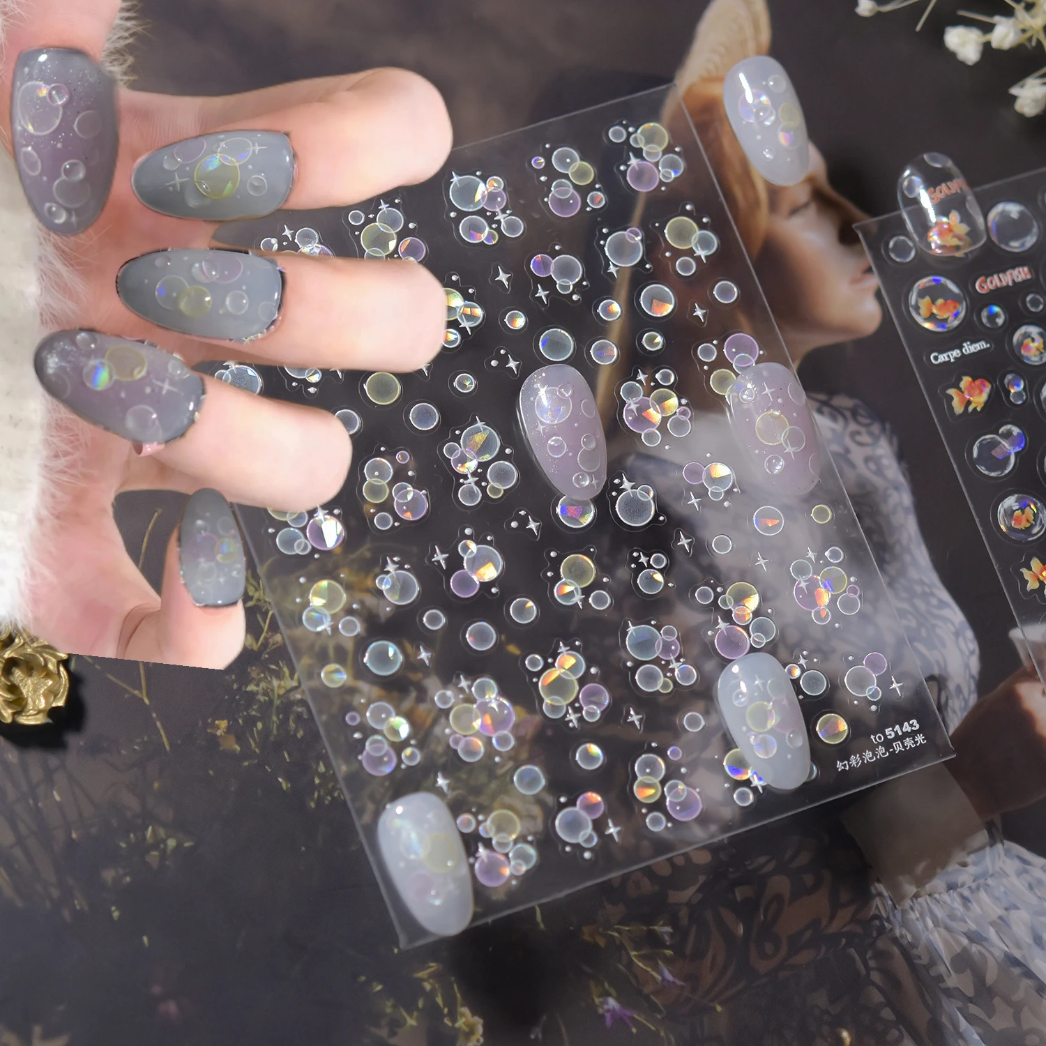 1Pcs 5D Ice Transpa… - image