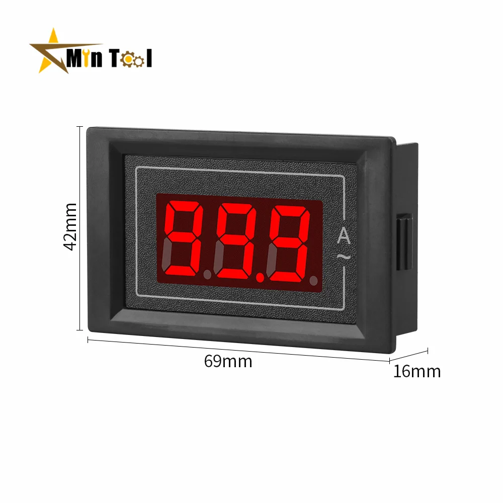 D85-5035A Ac 220V 100Alcd Digitale Voltmeter Spanningsmeter Volt Instrument Tool Voltmeter Panel Indicator Lamp Meter
