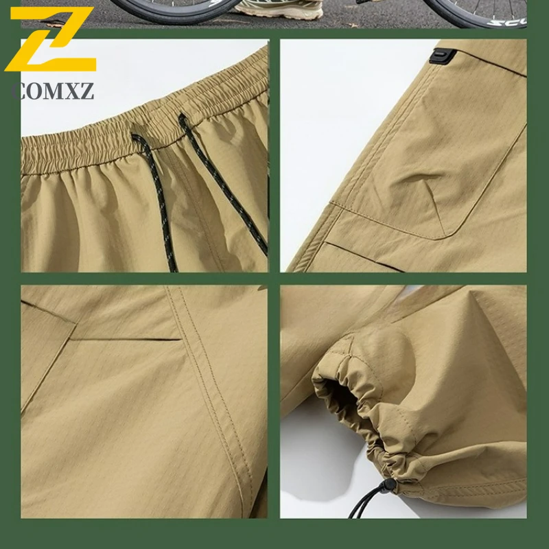 Men's Cargo Pants 2025 New Autumn Vintage Mountain Climbing Utility Trousers Outdoor Cycling Camping Lightweight Workwear Pants