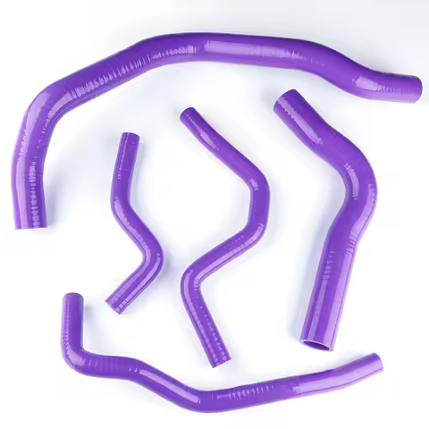 For Honda Civic Type R B Series DC2 EK9 EK4 B16A Silicone Radiator Hoses Tubes Piping Kit 5Pcs 10 Colors