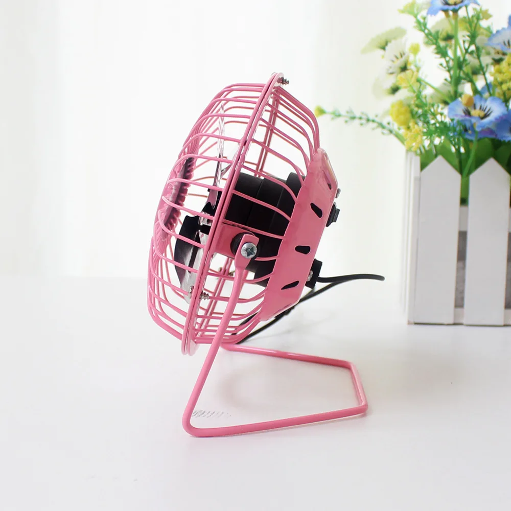 Mini Desk Table Fan China Metal Body Quiet Small Portable Micro USB Electric Stand Cooling 5V USB Fan