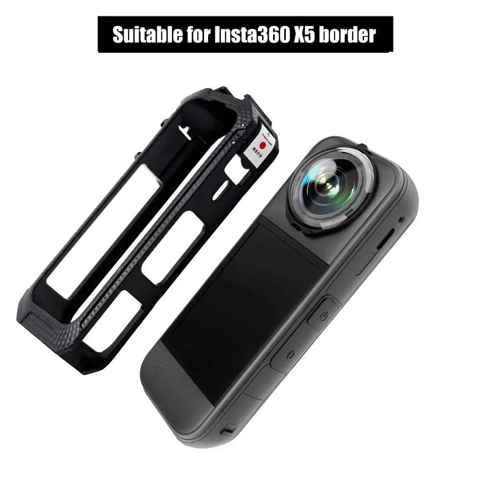 

For Insta360 X5 Sports Camera Plastic Frame Camera Magnetic Quick-release Plastic Protective Frame Accessories