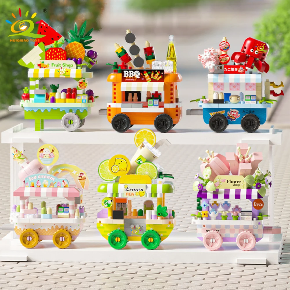 HUIQIBAO DIY Food Street View - Kids Toys Stores 评论和价格