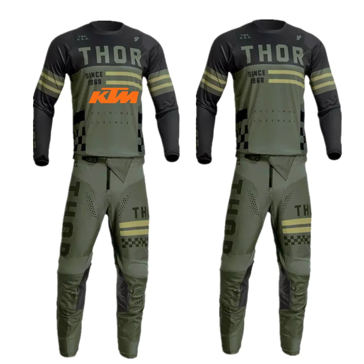2026-army-green-mx-gear-set-power-wear-off-road-jersey-set-atv-kit-dirt-bike-combo-suit-motocross-kit-motorcycle-combos
