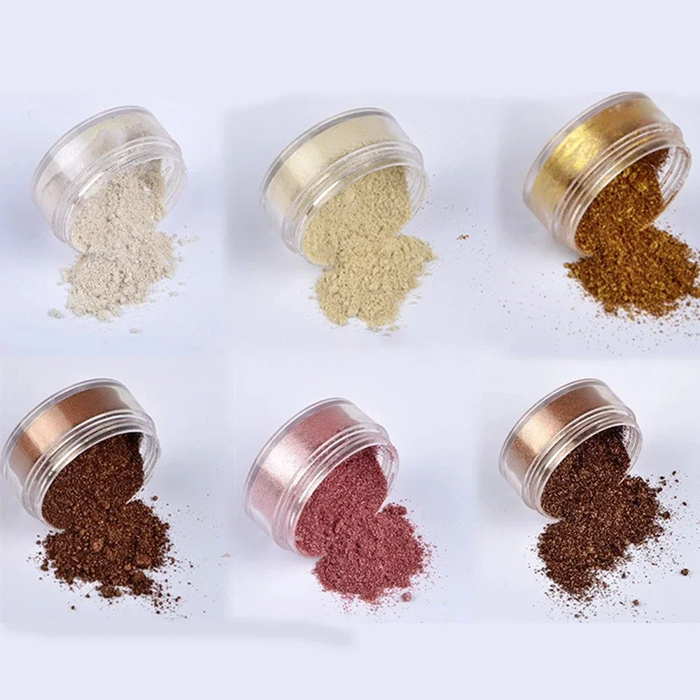 6-color Private Label Highlighter Loose Powder Custom Bulk Waterproof Long-lasting Modified Brightened Glitter Powdering Makeup