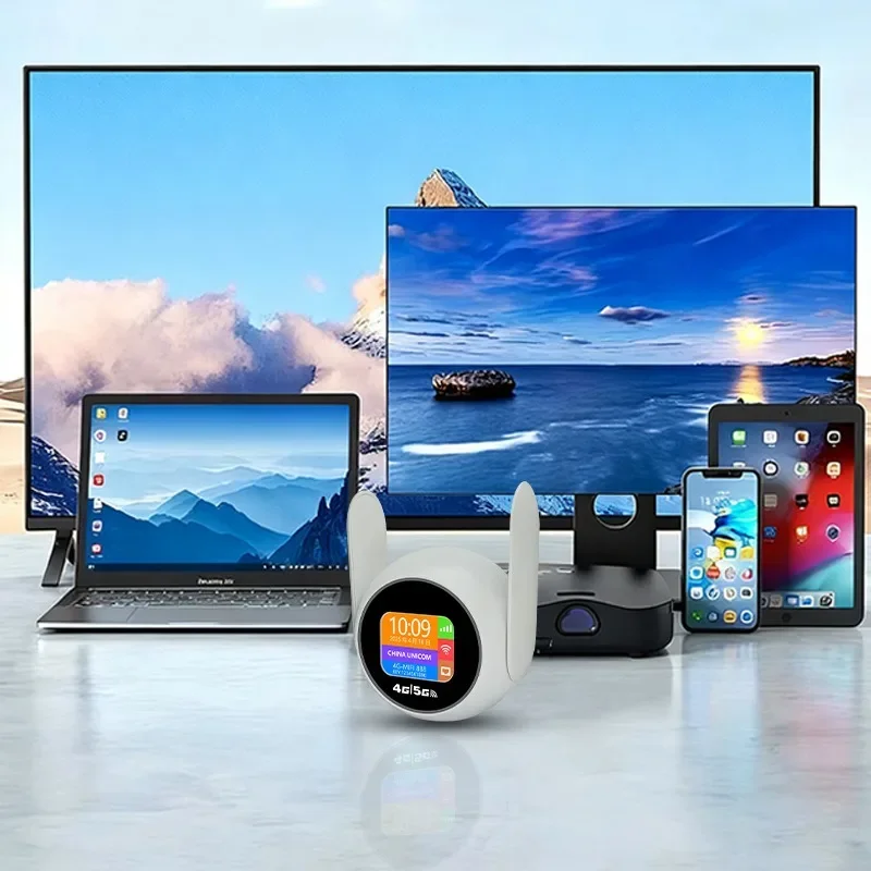 راوتر 4G LTE واي فاي 6 راوتر فتحة بطاقة SIM لاسلكي مع منفذ إيثرنت، نقطة اتصال متنقلة للجيب المحمول للاستخدام المنزلي والسفر في الهواء الطلق #4