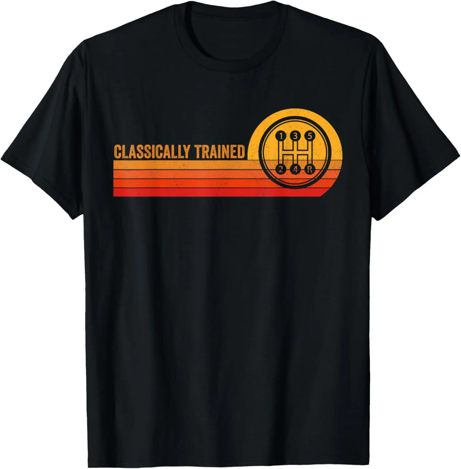 Stick Driver Classically Trained Manual Transmission Retro T-Shirt