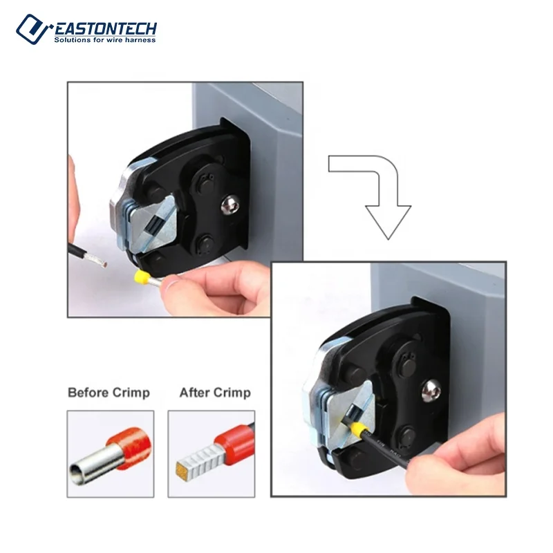 Pneumático Pré isolamento Terminal Crimping Tool, não-isolados cabo Lugs, Crimp máquina, de alta qualidade, FEK-120Y