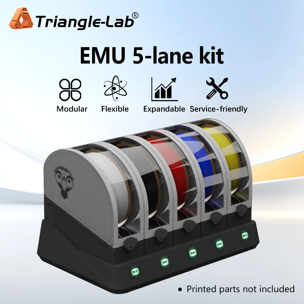 

Комплект Trianglelab EMU Expandable Multi Material Unit KIT для принтеров Klipper и Voron