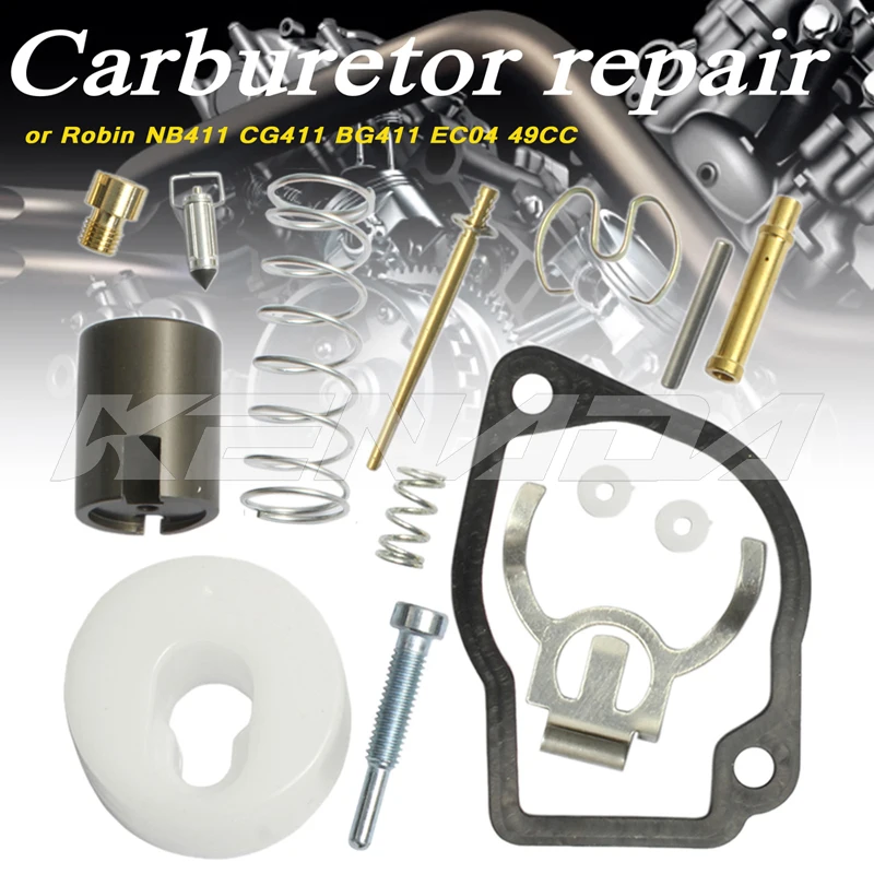 For Robin NB411 CG411 BG411 EC04 49CC Carburetor Carb repair kit