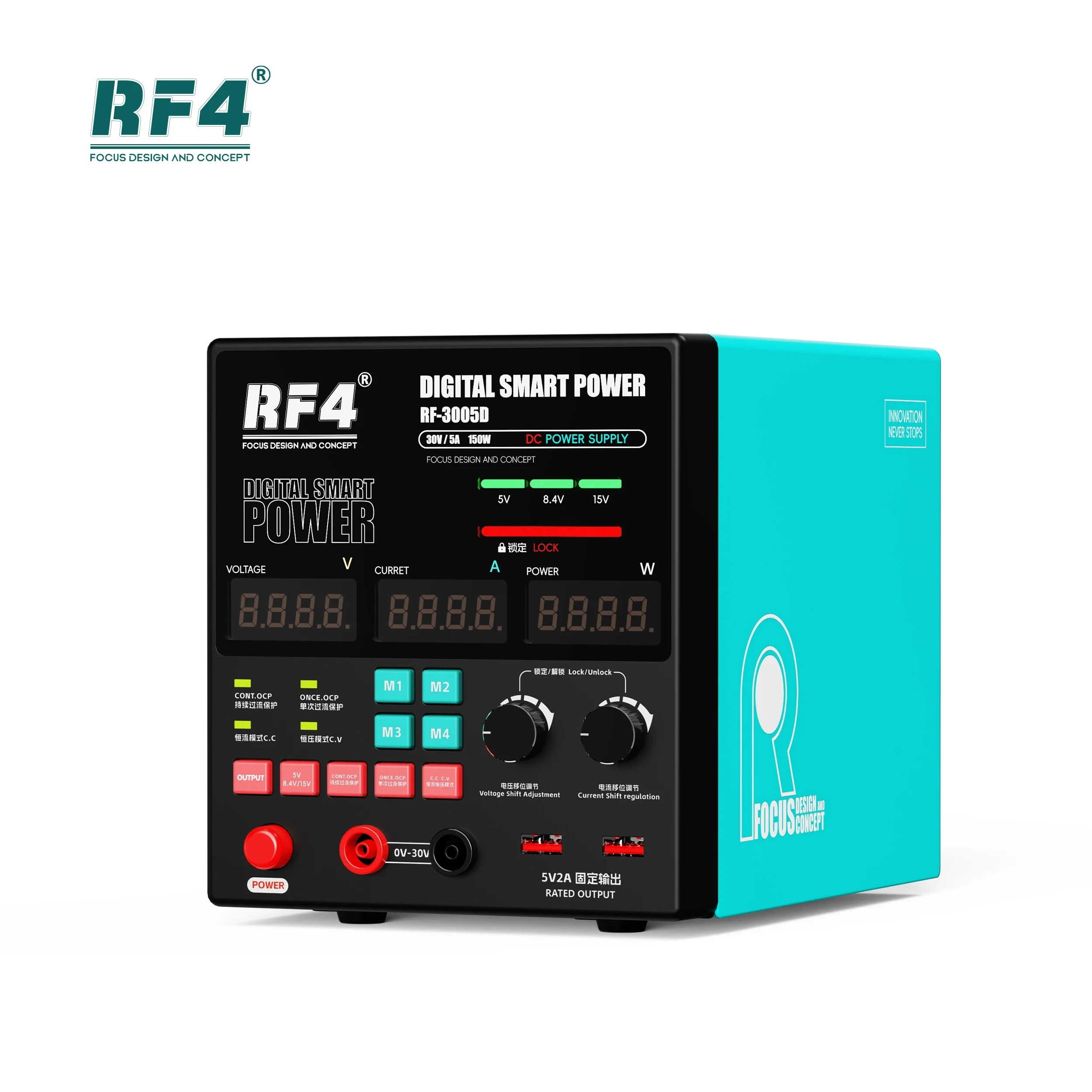 RF4 3005D 3005PRO DC Power Supply Laboratory Laptop Maintenance Workbench 30V 5A Voltage Current Regulator Switch DC 220V 110V