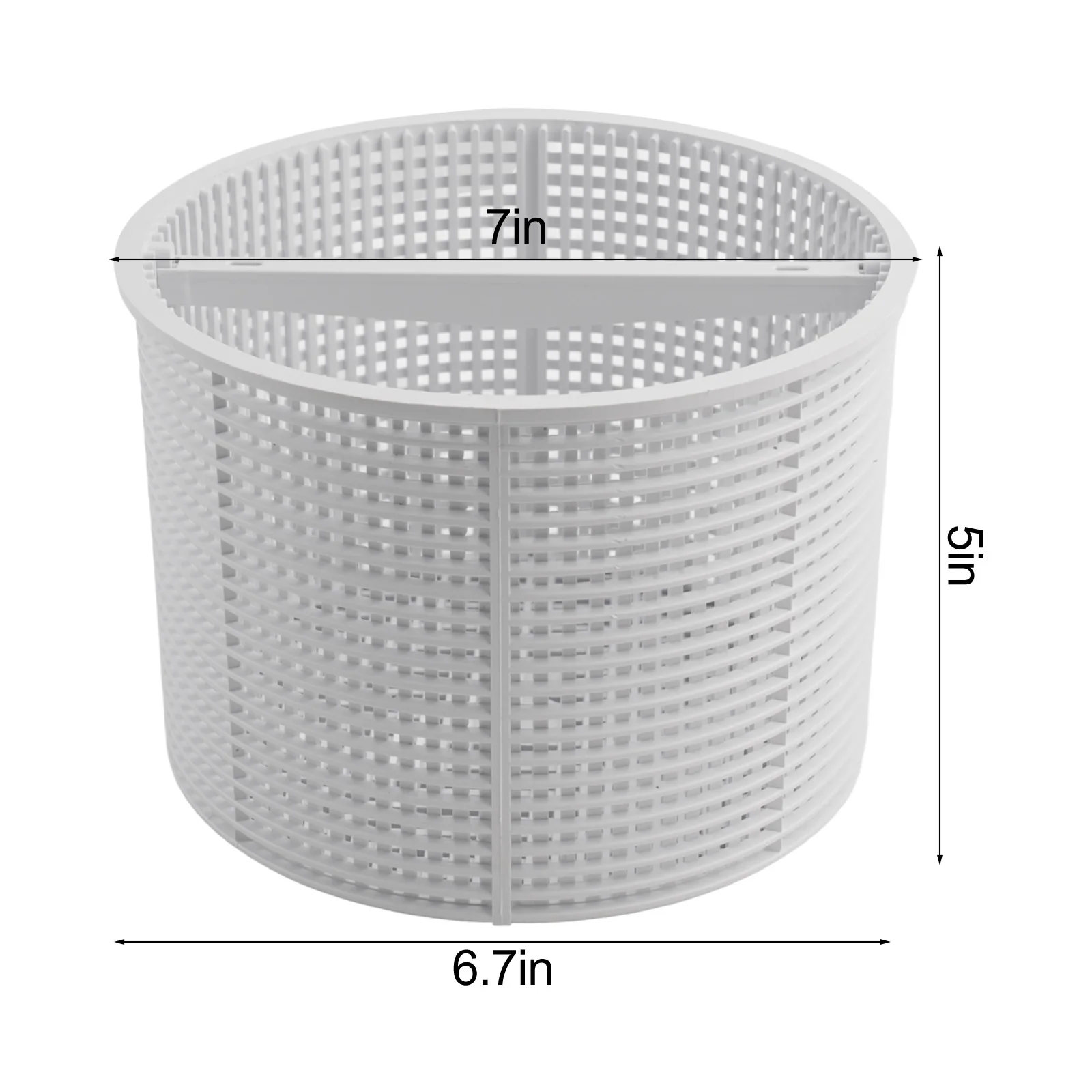 Skimmer Basket Swim Pool Skimmer ABS Compatible Non-Floating Pool Accessory Replacement Above Ground In-ground Pools Longevity