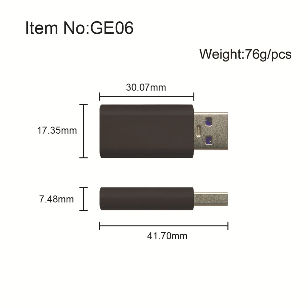 Wear Resistance Charging Block Data Support Fast Charge Usb Data Blocker Black Broad Compatibility Usb Converter Data Blocker