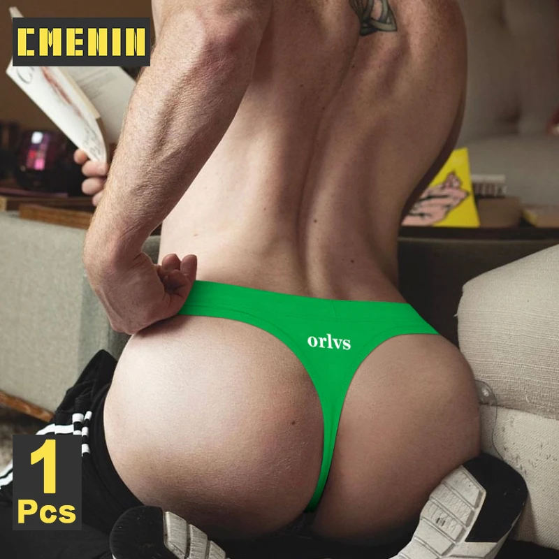 CMENIN Sissy Sexy Modal Men Thongs Gay Underwear G String Men\'s Lingerie Jockstrap Bikini Low Waist Butt Lift Mens Underpants