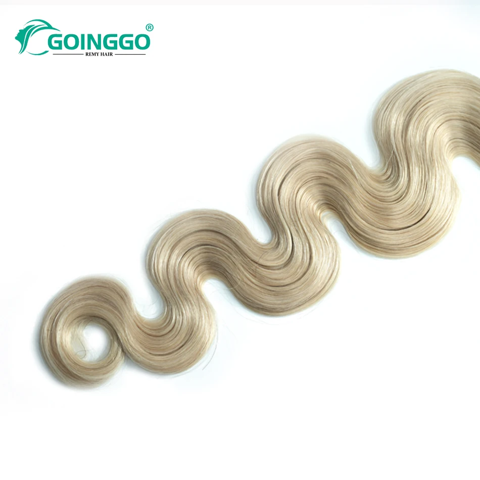 Licht Blond Body Wave Tape In Human Hair Extensions 1001 #20Pcs 50G Remy Tape In Haar Huid inslag Plakband Haar 12-26Inch