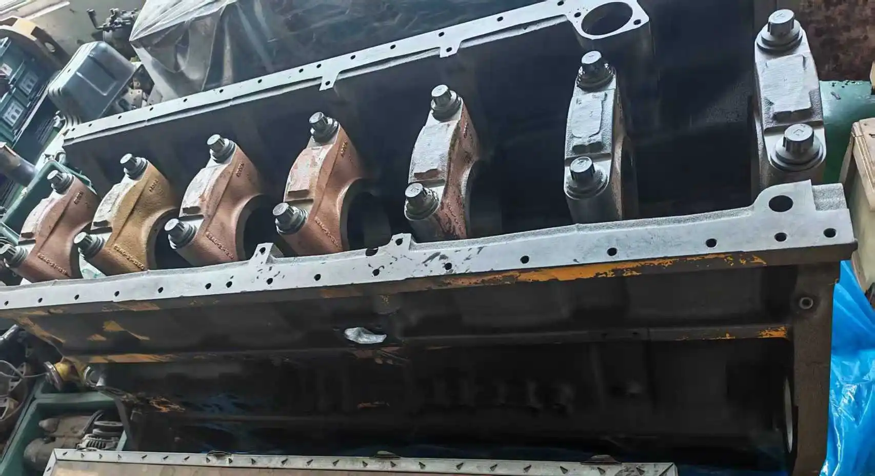 SAA6D170E-3 Cylinder Block 6240-21-1111 PC1250-7 For Engine Steel Engineering Machinery Parts