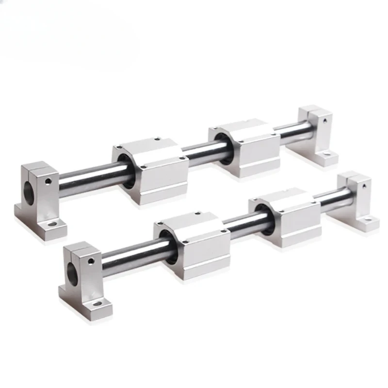 

Linear Rail 12mm Linear Shaft + Linear Bearing Housing SCS12UU + Rail Clamp SK12 for DIY CNC Routers Mills Lathes