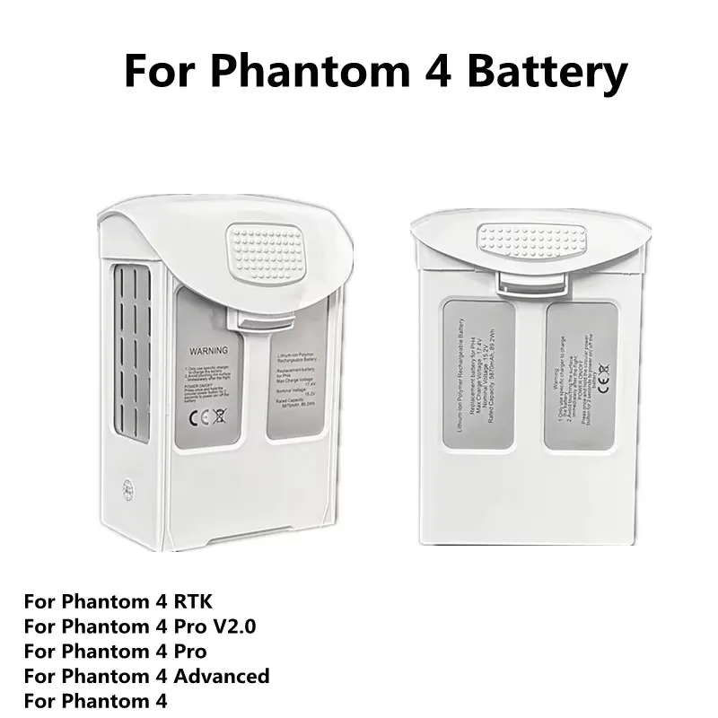 Phantom 4 Intelligent Flight Battery 5870mAh Long Lasting Battery Compatible with the Full Phantom 4 Series with the New 0 Cycle