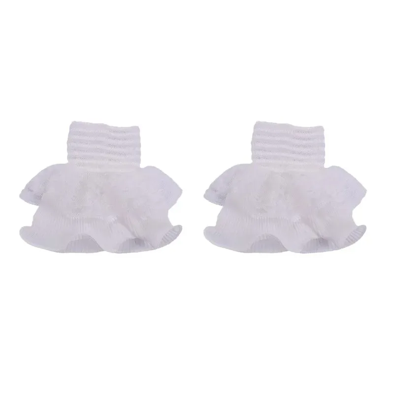 1Pair Detachable Fake Sleeves Spring Autumn Wild Sweater Decorative Sleeves Lace Ruffles Elbow Sleeve Cuff universal Fake Cuff