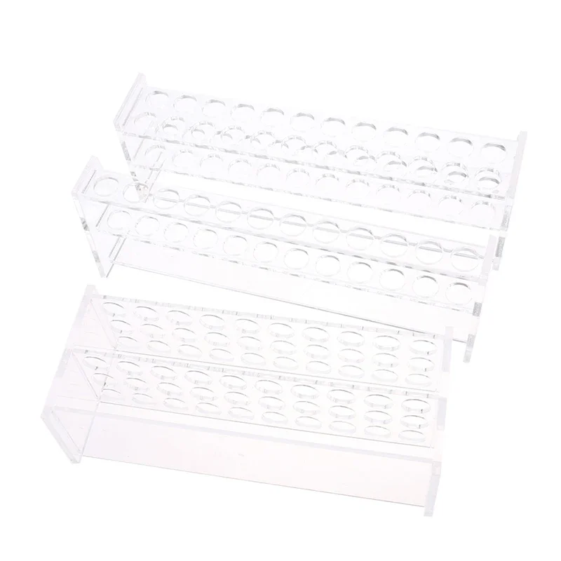 1piece/lot 10ml Test Tube Rack Holder Organic Glass Test Tube Stand Support