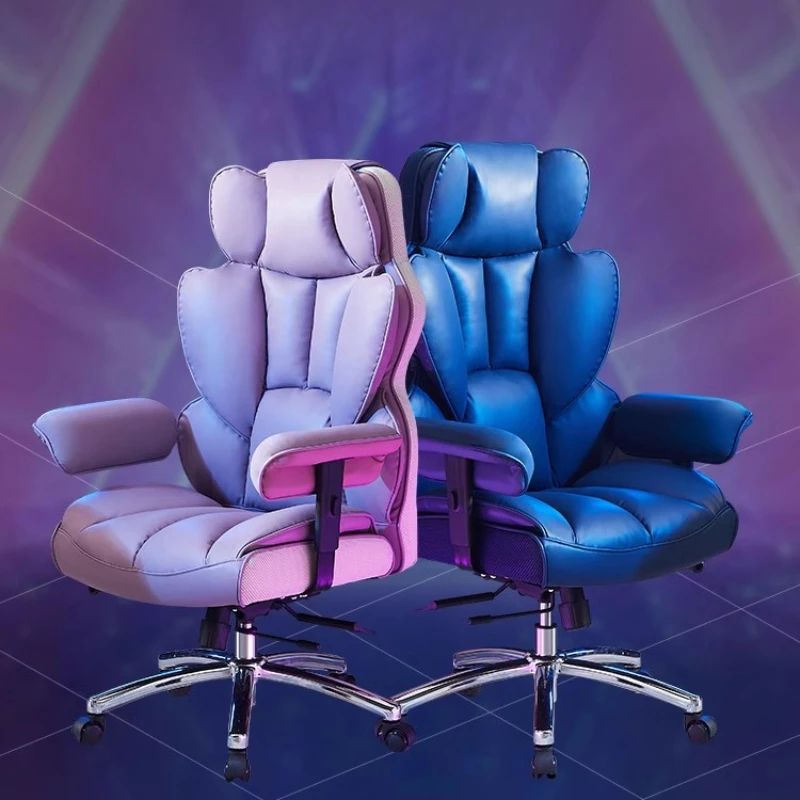 Comfy Individual Computer Chairs Recliner Swivel Vanity High Barber Gaming Chair DesignerMakeup Muebles Office Furniture XR50BG