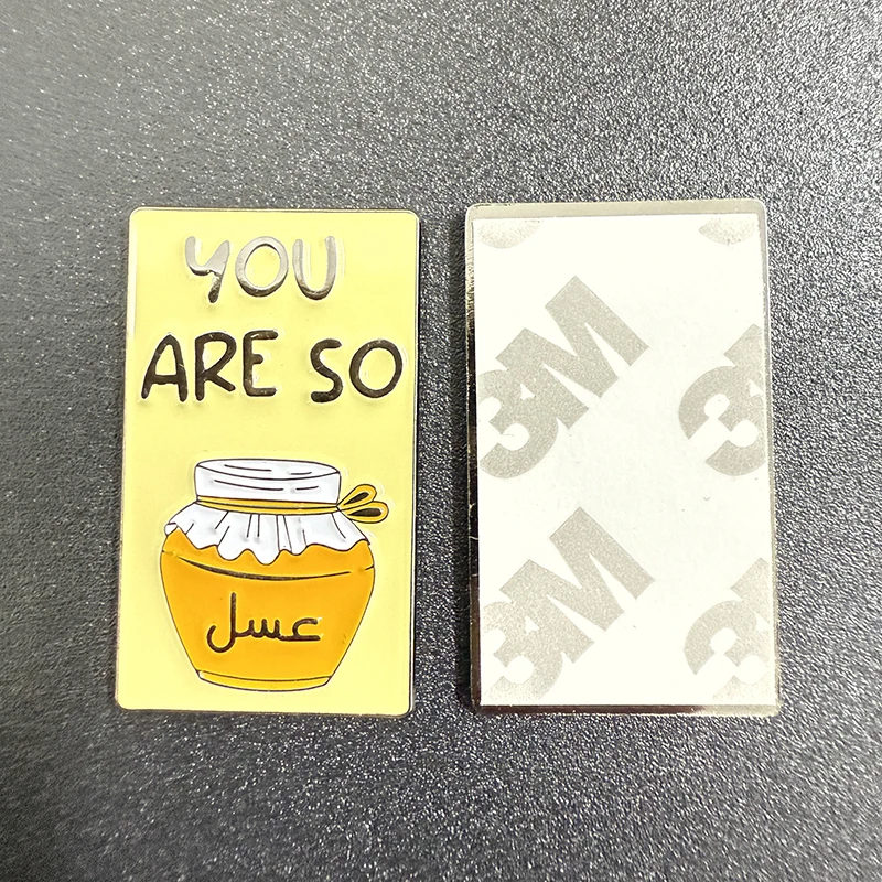 1-100PCS You are So Mobile Phone 3M Sticker Badge Metal Pin Broooches Pins