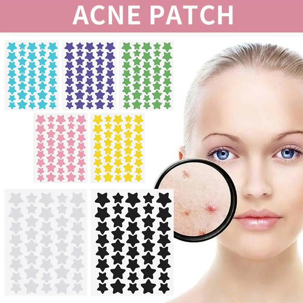 40 Stuks Acne Star Patch Milde Niet-Irriterende Reparatie Gezicht Diepe Reiniging Residu-Vrije Puistjes Onzichtbare Dekking Patch