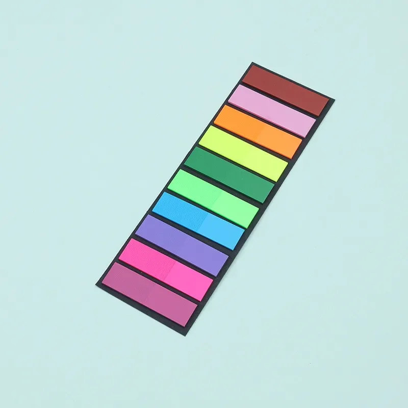 200 Sheets Sticky Notes Flags Color Tabs Index Flag Bright Colors Page Index Stickers Translucent Page Makers for Page Bookmarks