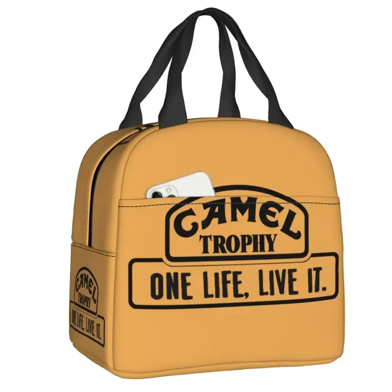 Camel Trophy Defender 110 Insulated Lunch Bag for Work School Thermal Cooler Bento Box Women Children Food Container Tote Bags