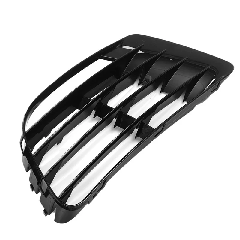 Right Front Fog Light Grille Lower Bumper Fog Lamp Grill Cover Trim For VW Golf MK6 R 2009-2013 5K0853666E Replacement