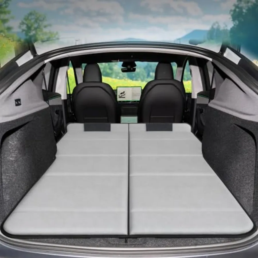 

Ненадувной автомобильный матрас для внедорожников, складной спальный коврик для багажника, черный, портативный матрас для сна в дороге без надувания