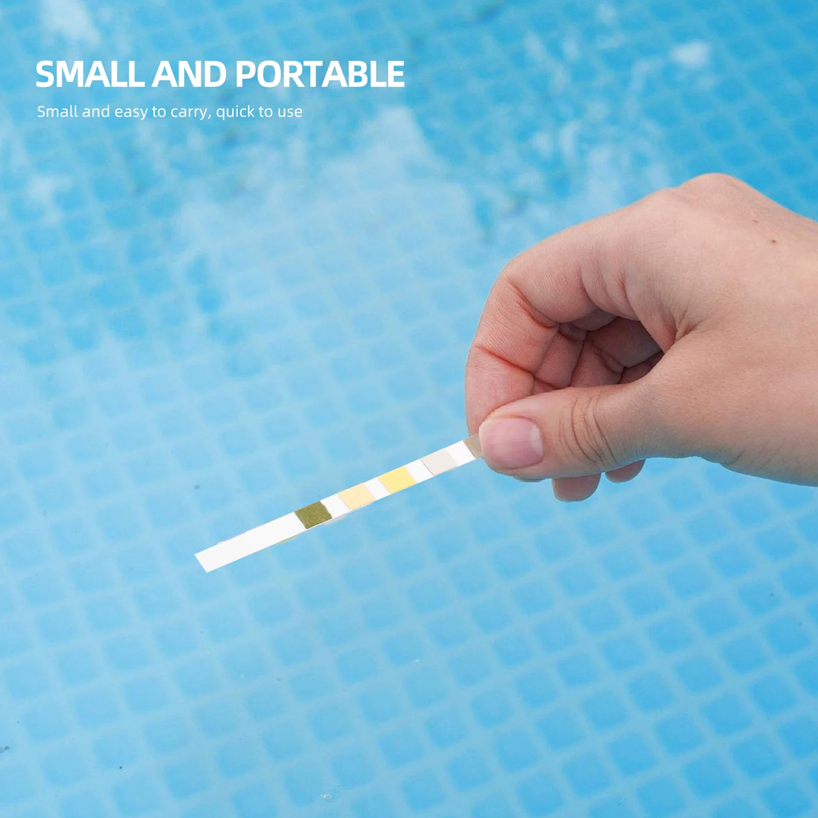 

50Pcs Pool Test Strips Easy to Use PH Tester for Swimming Pools Spas Ponds Water Quality Detection Pool Water Testing Kit