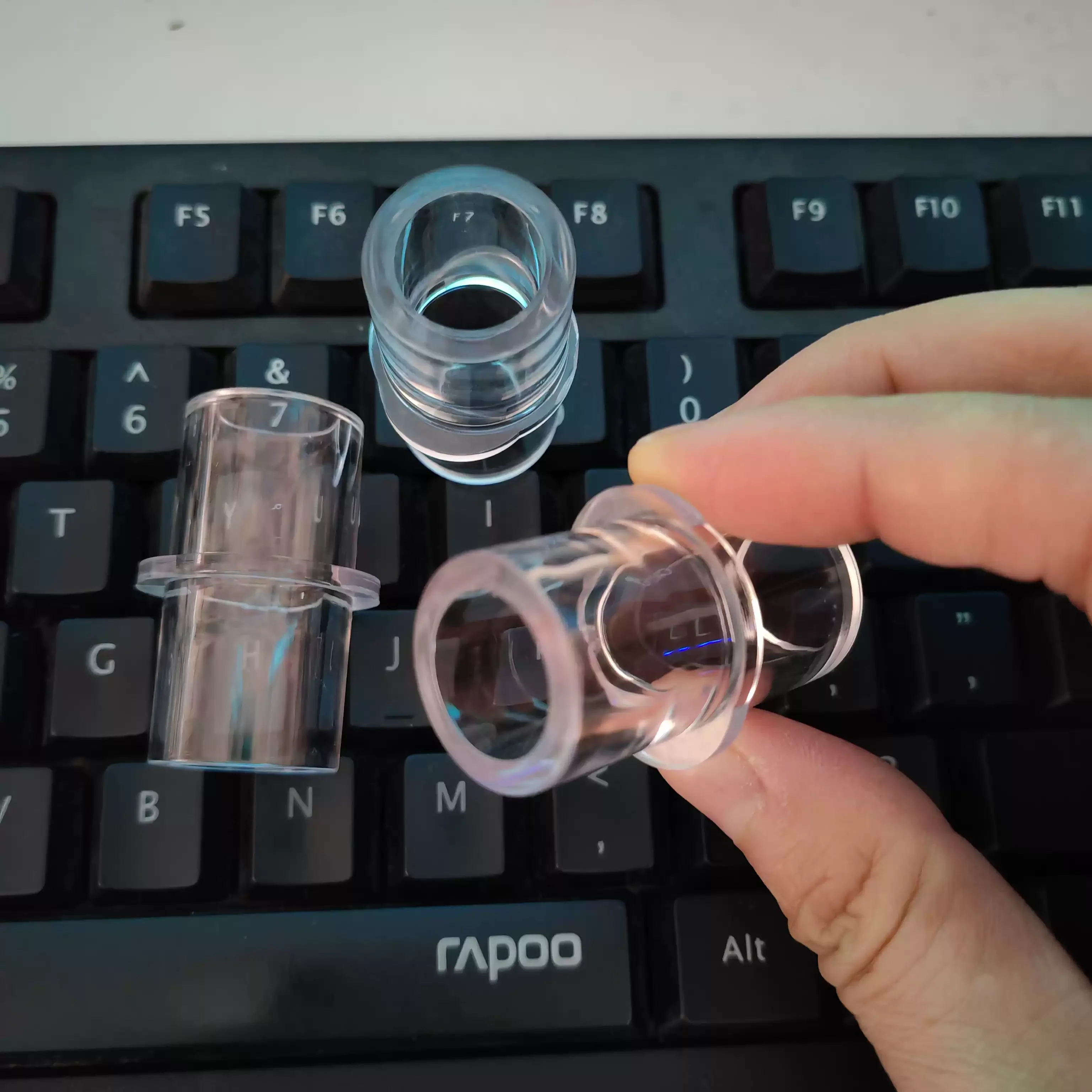 22mm to 15mm Straight Through Reducing Connector, Respiratory Circuit Airbag Adapter