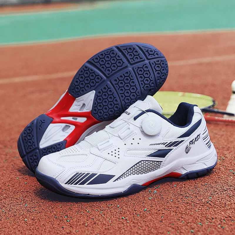 

LiXingMing Men Badminton Shoes Professional Mesh Breathable Contest Badminton Tennis Anti-Slippery Lovers Pingpong Training Shoe