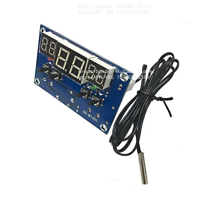 Intelligent digital display, temperature controller, panel-type upper and lower limit setting, three-window synchronous display