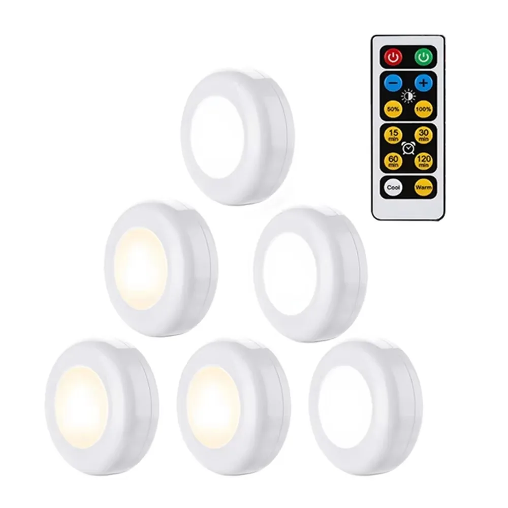 

LED Night Light Wireless Light Wall Lamp Kids Bedroom Baby Feeding Closet Cabinet Stairs Light Night Lamp with Remote Control