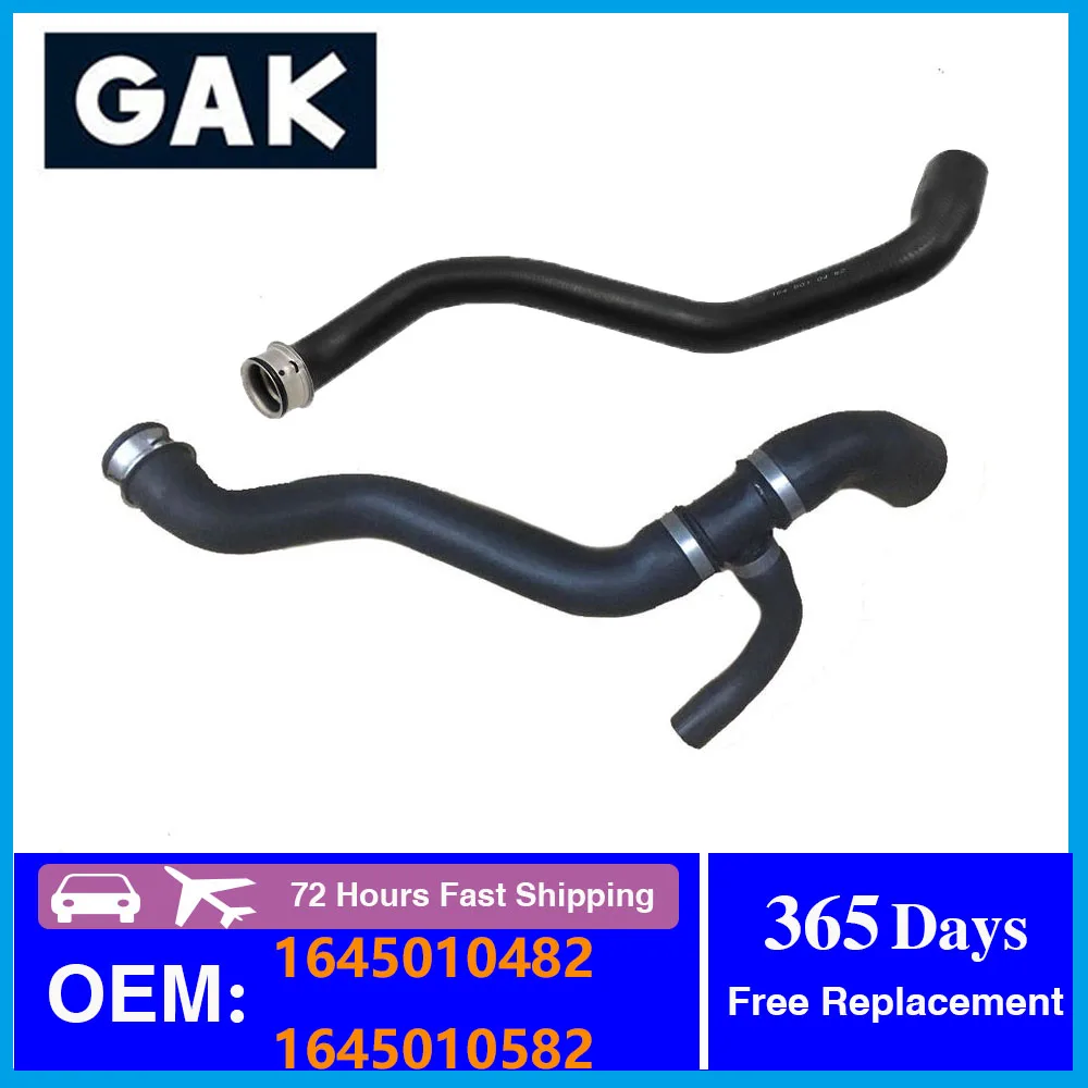 

1645010582 1645010482 Water Tank Connection Lower Water Hose A1645010582 For Mercedes Benz ML300 350 Coolant Hose Rubber Pipe