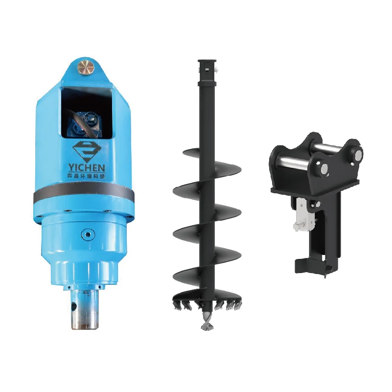 

Factory Manufacture Mini Auger Post Hole Drilling Machine Hydraulic Earth Auger Drive Machine