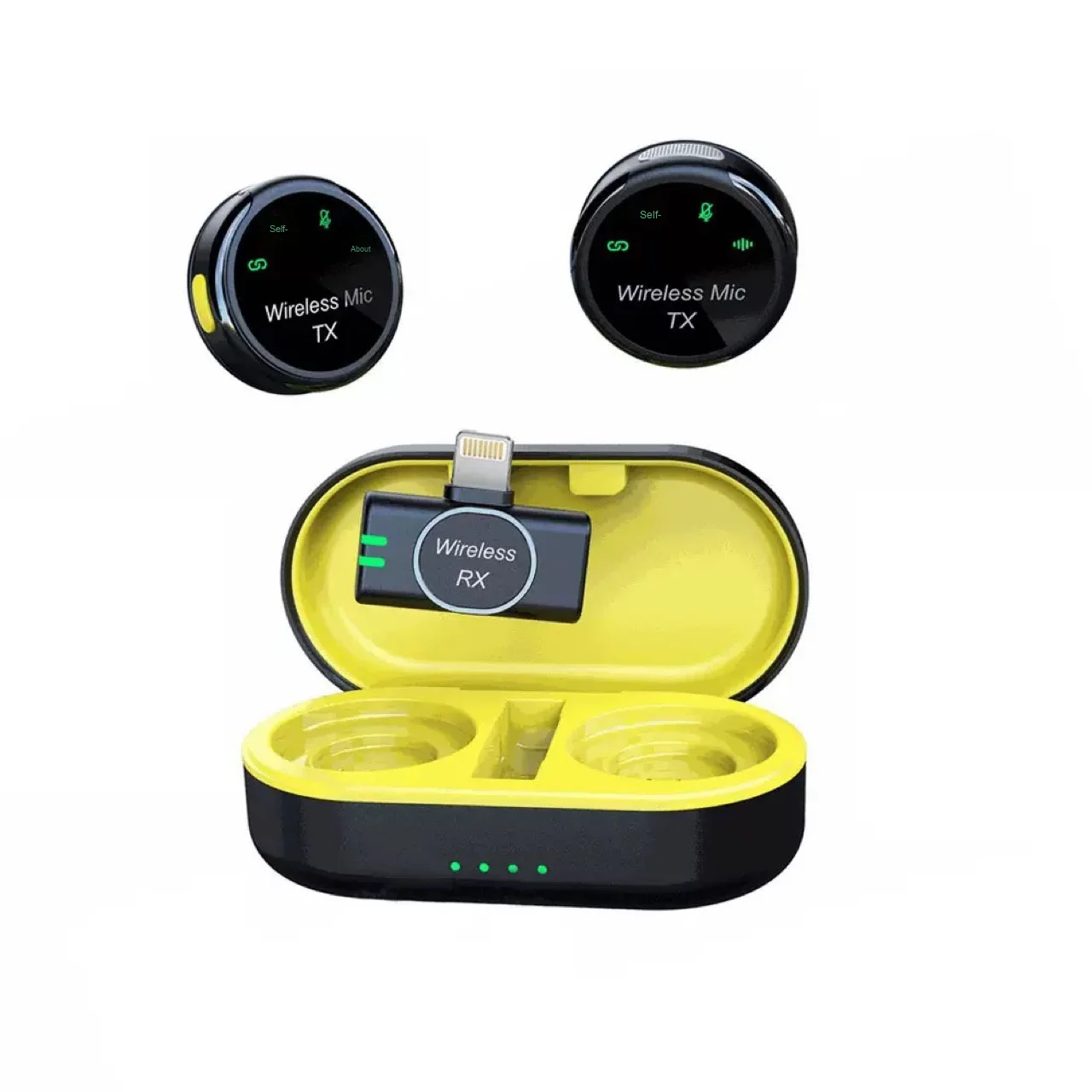 

Factory Direct Supply Outdoor Wireless Lavalier Microphone For Live Podcast Vlog Shooting & Recording Lapel Micrphones