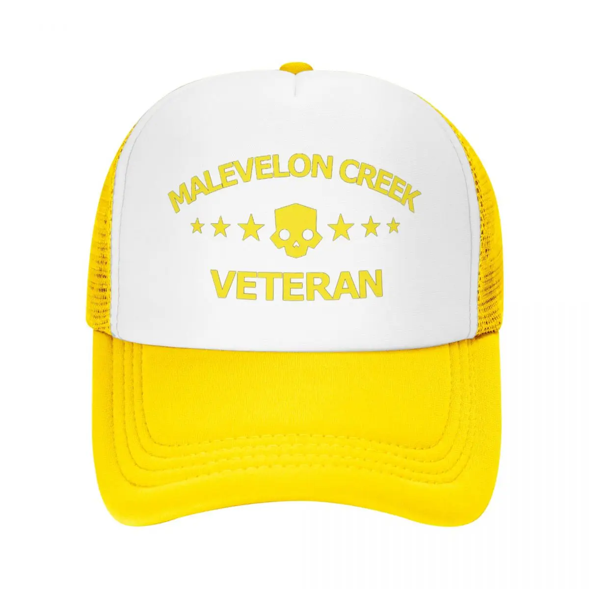 Helldivers Malevelon Creek Veteran Classic Cap Mesh Baseball Caps Adjustable Hat Hip Hop Unisex Baseball Hats Polychromatic