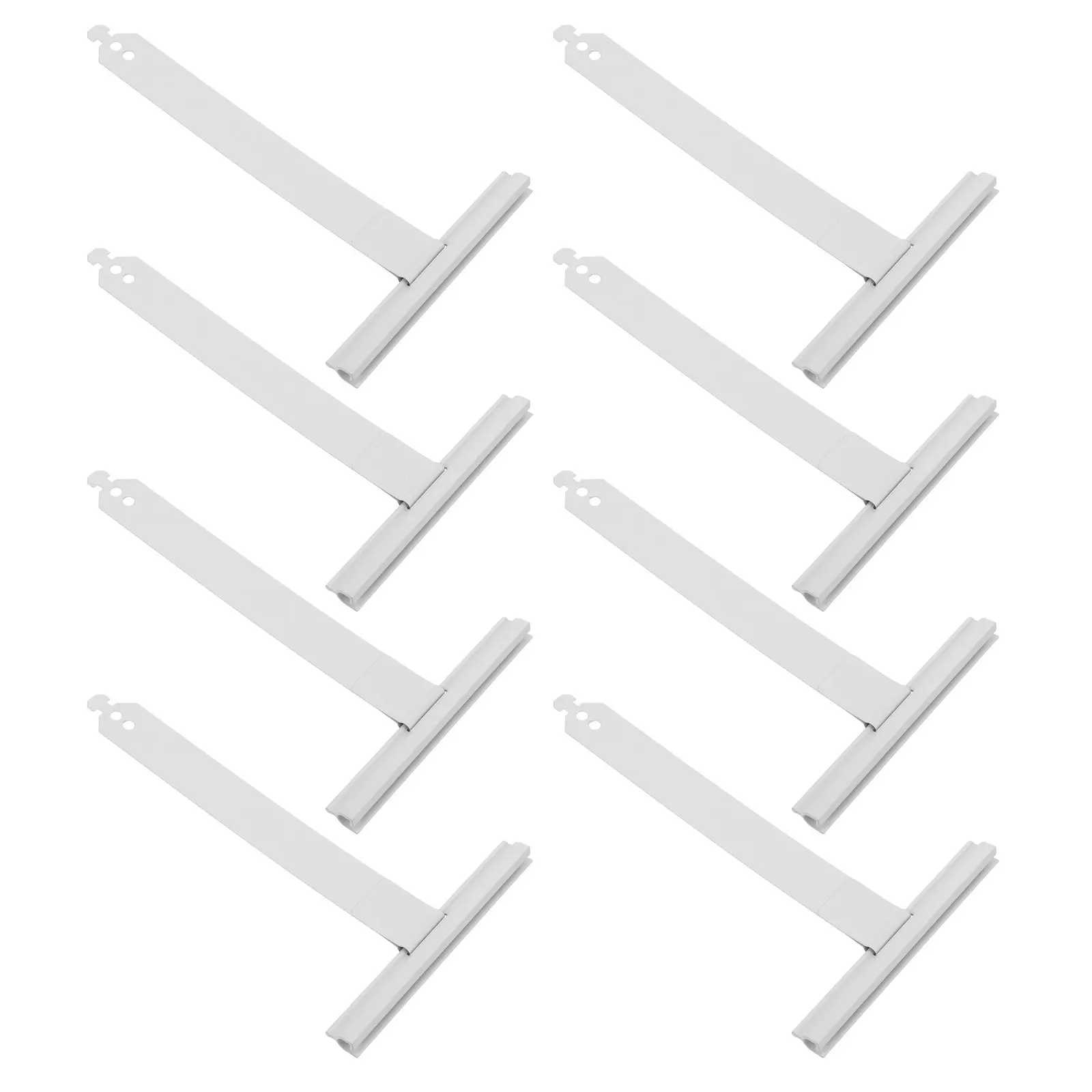 8Pcs Roller Shutter Spring Replacement Kit Stainless Steel White Coated Slat Connector Window Security Curtain Repair