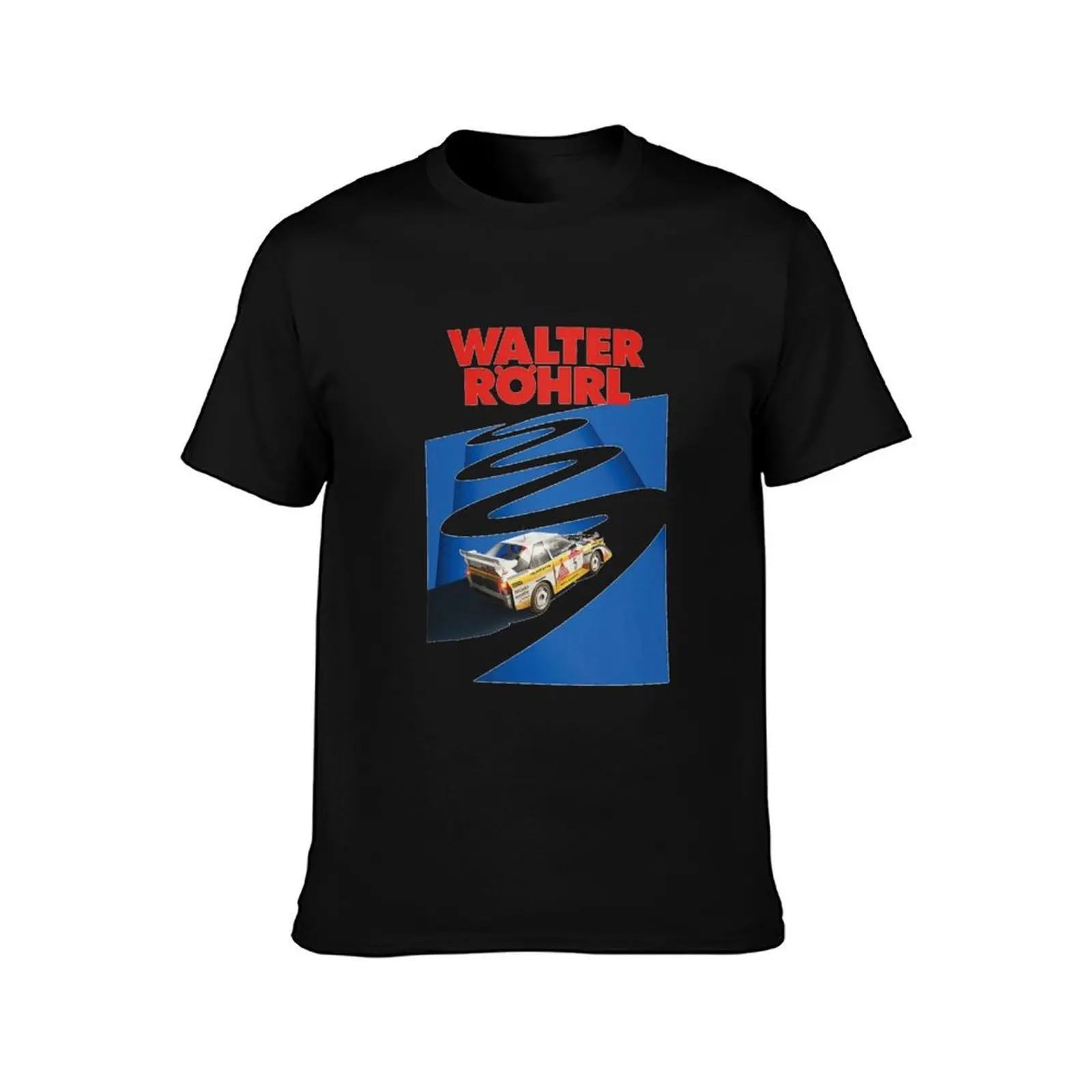 Walter Rohrl San Remo 1985 T-Shirt Basic Daily Outfit Short Sleeve Tee T-Shirt